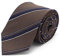Brera67: elegante braune gestreifte Krawatte aus Seide und Wolle 148 x 8 | Krawatten für Herren | Krawatte Jungen | Accessoires Männer für Jacke und Anzug