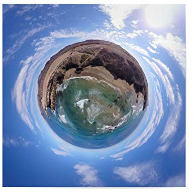 artboxONE Poster 20x20 cm Natur Fuerteventura - La Pared - Bild fuerteventura canarias canarische Inseln