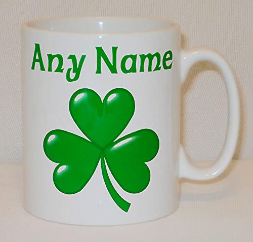 Shamrock Irish Personalised Any Name Ceramic Mug Novelty Gift