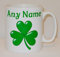 Shamrock Irish Personalised Any Name Ceramic Mug Novelty Gift