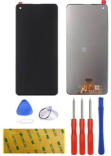 Ersatz Display Kompatibel mit Samsung Galaxy A21S SM-A217F SM-A217M Schwarz Bildschirm LCD Touchscreen mit Klebeband Ersatzteile Werkzeuge Reparaturset (Ohne Rahmen)