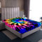 Loussiesd Tie Dye Spannbettlaken 140x200cm Boho Exotisch Psychedelisch Drucken Spannbetttuch Mädchen Frauen Chic Hippie Boxspringbett Bettlaken Mikrofaser Böhmischer Psychedelischer Wirbel Bettlaken