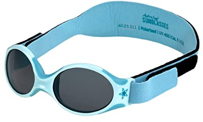 ActiveSol Explorer Baby-Sonnenbrille, 0-18 Monate, Mit Kopfband, UV400 Schutz, polarisiert, BPA frei