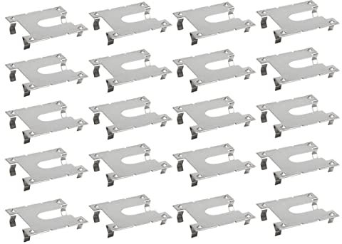 RANRAO Lot de 20 clips de mise à la terre pour panneaux solaires PV en acier inoxydable