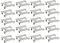 RANRAO Lot de 20 clips de mise à la terre pour panneaux solaires PV en acier inoxydable