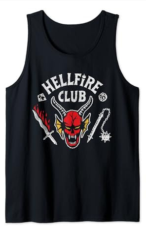 Fan-Memorabilia „Hellfire Club Classic“ mit Logo von Stranger Things Tank Top