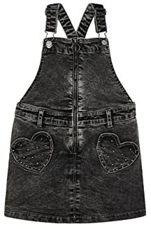 Mayoral Salopette Gonna Jeans per Bambine e Ragazze Grigio Was 4 Anni (104cm)