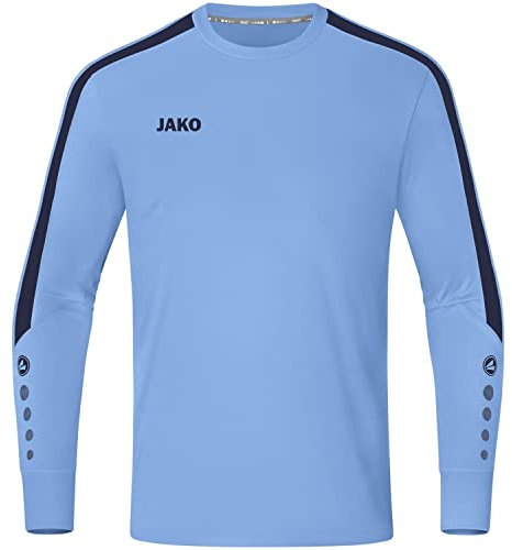 JAKO Herren Torwart-Trikot Power (Langarm), SkyBlue/Marine, L