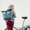 Ikuri Kleine Kombi Fahrradtasche/Rucksack 20-26’’ für Kinder Falträder Klappräder aus Plane – Modell Avestruz