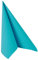 Servietten einfarbig uni 40 x 40 cm Stoffoptik bunt viele Farben Großpackung hochwertig Premium Servietten, Farbe:Türkis, Stück:250 Stück