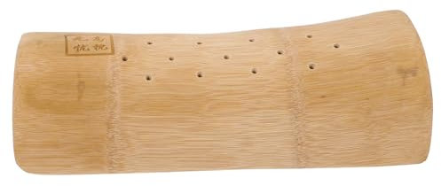 Healvian Ergonomisches Bambus Nackenkissen Für Sauna Und Spa – Entspannendes U-Förmiges Kissen Zur Linderung Von Nackenschmerzen Atmungsaktives Design 295 X 12 X 7 cm