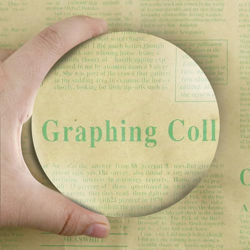 Dandelion 6X Dome Magnifying Glass Acryliy Paperweight Magnifier-3.8 Inch(95mm)