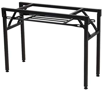 CAZARU Möbelstützbein, klappbare Tischbeine aus Metall, multifunktionales zweischichtiges Tischgestell, quadratische verstellbare Möbelfüße 117 × 36 × 72 cm – schwarz