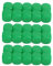 Würfel, 30 Stück 16 Mm 6-seitige Abgerundete Würfel, Glattes Würfelset für den Mathematikunterricht (Grün)