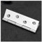 SEIDER 2Pcs Stainless Steel Flat Hinge Cabinet Doors 1 Inch 1.5 Inch 2inch 2.5 Inch 3inch 4inch Windows Hinge Wooden Box Mini Hinge(3 inch 6 holes)