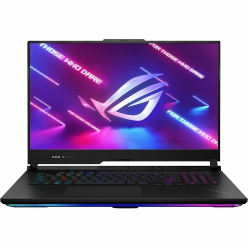 ASUS ROG Strix Scar 17 X3D (2023) Gaming Laptop, 17.3 QHD 240Hz/3ms, 100% DCI-P3 Display, GeForce RTX 4090, AMD Ryzen 9 7945HX3D, 32GB DDR5, 2TB PCIe SSD, Wi-Fi 6E, Windows 11 Pro, G733PYV-XH97 -