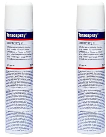 Tensospray - 300ml Pre-tape Adhesive and Skin Protector x 2 Tins