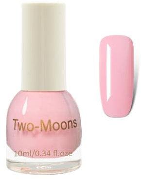 Pink Nail Polish, Baby Pink Long Lasting Nail Varnish - 10ml Chip Resistant & Quick Dry Nail Polish for DIY Nail Art (TG08 Baby Pink)