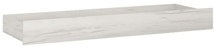 Lomadox Bettschublade in Craft Eiche weiß