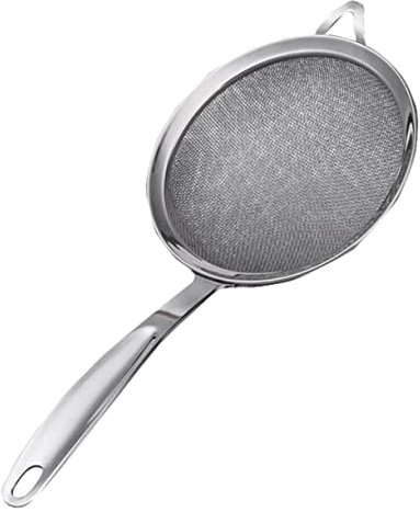 Ciieeo Colador De Inoxidable Tamizar Harina Sieve Multifuncional De Malla Utensilio De Cocina Práctico y Fácil De Limpiar