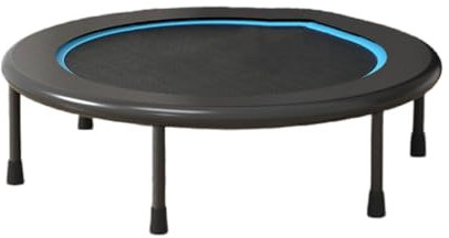 40 Faltbares Trampolin, Silent Mini Fitness Trampolin mit Handlauf, Bungee Rope Design System, Beste Wahl für Aerobic Training, Geeignet für Innen- und Außenbereiche, Max. Grenzwert 200kg ( Size : No