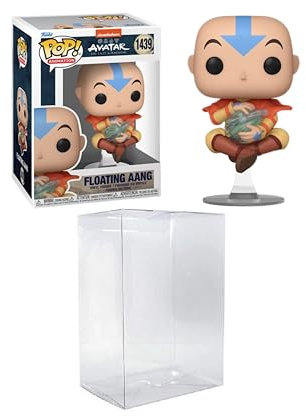 Funko Pop! Animation: Avatar: The Last Airbender - Floating Aang Bundled with a Byron's Attic Pop Protector