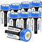 Battsea wiederaufladbare Arlo Ersatzbatterien 900mAh 3.7V, kompatibel mit Arlo Kamera VMC3030 VMK3200 VMS3230 VMS3330 VMS3430, Taschenlampen, Mikrofon, Rauchmelder, Wecker (8 Packung)
