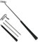 Golf Putte, Aluminum Alloy 3 Section Two Way Putter with Balls, Kids Adults Clubs Accessories, Left and Right Handed Easily Use (As show