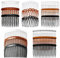 SYEYCW 15 Stück Haarkamm zum Stecken, Französische Twist Haar Seitenkämme, Kunststoff Dekorativer Haarkamm Clips, Dekorativer Kopfschmuck, French Hair Comb, für Frauen, Mädchen, 3 Farben