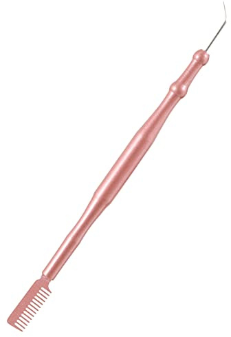 Mikinona Outil de Rehaussement de Cils Double Tête avec Peigne Séparateur en Acier Inoxydable Léger et Professionnel pour Permanente et Extension de Cils
