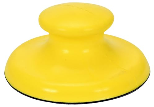 HERO Klett Schleifklotz 150mm Handschleifblock Runder Handschleifer Polier Schleifscheibe Polish mit Klettverschluss Schleifpad für DIY Holzbearbeitung, Möbelrestaurierung, Automobilkarosserie
