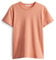 OPUS Damen Kurzarmshirt | T-Shirt SAMUN Slim aus BCI Cotton Mix Pale orange, 42