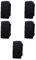 5x Pulsante doppio saliscendi, tapparelle, avvolgibili, Modulo nero, Compatibile Con BTicino Living, frutti, interruttori, pulsanti, deviatori, sensori, Per Placche originali e compatibili