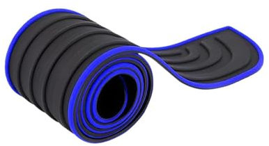 DxxxAB7 Heckstoßstangenschutz für Ford Ranger 2011-2022,Selbstklebender Kratzschutz Schwellerschutz für den Kofferraum Ladekantenschutz,D-Black Blue-Coupe