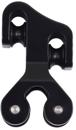 Scivolo per Cavi per Tiro con L'Arco, Rullo Scorrevole Cavo per Arco Composto in Lega di Alluminio con Cuscinetto Acciaio Inox, Separatore L'Arco per Arco Composti con Barra Divisione Inferiore a 10mm