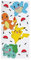 Pokemon Pikachu Schiggy, Fandom Glumanda. - Strandtuch Badetuch Handtuch - 100% Baumwolle - Maße 70 x 140 cm - POK-1049
