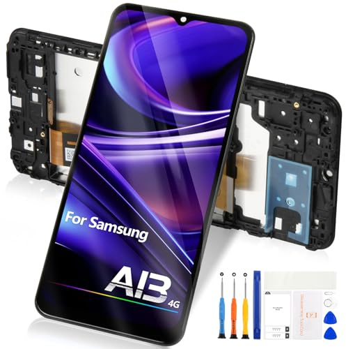 Reparo Écran pour Samsung Galaxy A13 4G LCD Display pour Samsung A13 4G Ecran LCD pour Galaxy A13 Écran Tactile SM-A135F SM-A137F Digitizer Full Assemblé avec Cadre