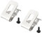 Juego de ganchos de clip para cinturón para taladro de 18 V 20 V, herramientas eléctricas compatibles con DCD980, DCD785C2, DCD780C2, DCD740C1 Construcción 2 piezas