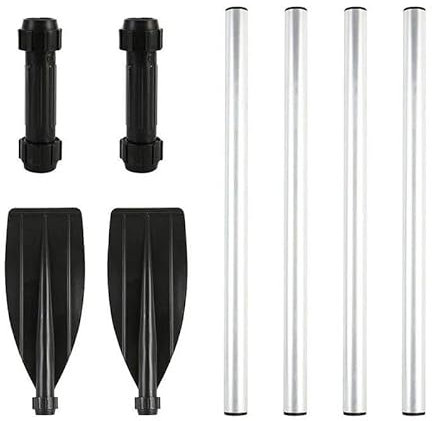 2 in1 doppelpaddel für sup doppelpaddel für Stand-up Paddling Aluminium Doppelpaddel Paddelset Paddel Kajakpaddel 2-teilig 126cm to 1 Stück 212cm Schlauchboot Ruderboot