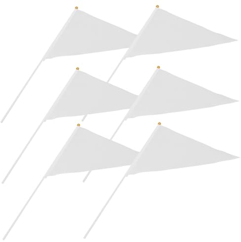 HEMOTON 30pièces Drapeau Flottant Petits Drapeaux Décoratifs Pour Fêtes Drapeaux De Célébration Maniables Et Anti-usure Ornements De Fête Pratiques