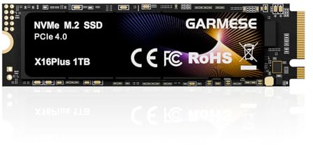 GARMESE 2TB Internal SSD NVMe PCIe 4.0 M.2 2280 SSD - Up to 7450MB/s Read, Ultra Performance for Gaming, 4K Video Editing Internal Solid State Drive for Gamers, Professionals, Creators