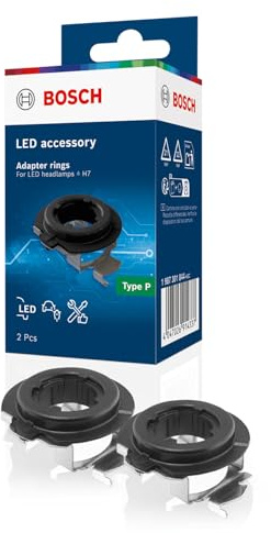Bosch LED Adapterringe Typ P zur Nachrüstung von H7-LED Powerlight+ in Halogen-Scheinwerfern, 2 Stück