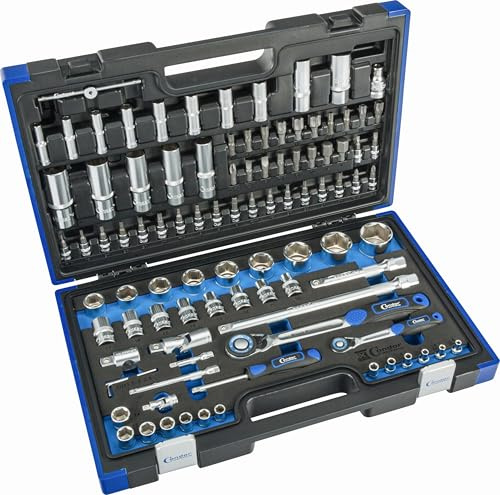Condor Werkzeug 37198 | Steckschlüssel-Satz Sechskant | 98-tlg. | 1/4 + 1/2 | 6-kant | 4-32 mm | mit Koffer | xcess performance
