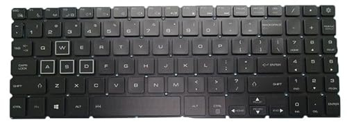ZHOUQOZ Tastatur für Gigabyte für AORUS 15-W9 15-X9 Englisch US Bunte Hintergrundbeleuchtung