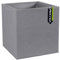'EDA plastiche Vaso Quadrato Volcania Decorazione Pietra Grigio Galet – 39 x 39 x 43-31 L