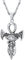 PROSTEEL Herren Halskette Ankh Kreuz Horusauge Anhänger mit 55cm Singapurkette Ägyptischen Religiöser ModeSchmuck Accessoire für Männer Jungen