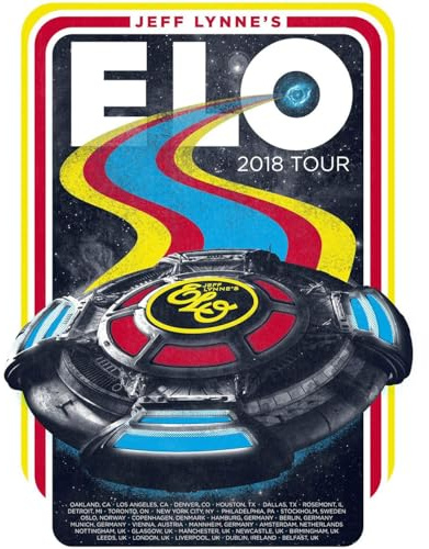 Rock Off Poster Electric Light Orchestra 2018 Tour Mehrfarbig Wandbild