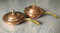 Copper Handi Pan with Handle Balti Restaurant Main Side Rice Dish Indian (Side Dish 5 inch)