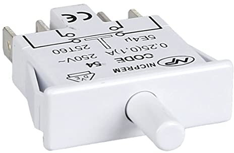 easyPART Kompatibel/Ersatz für Beko 4220130185 Lichtschalter NICPREM Code 54 für Kühlschrank KühlGefrierKombination