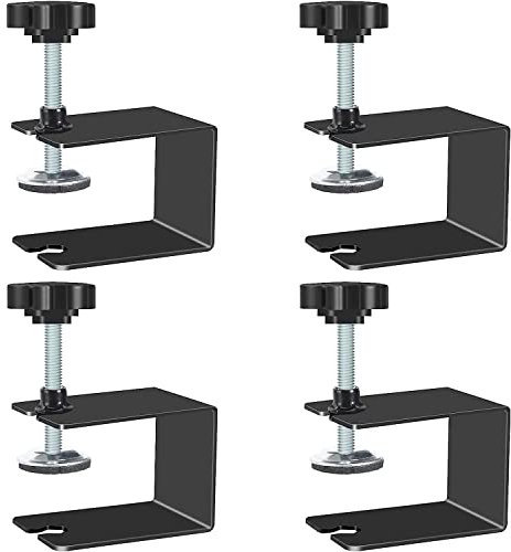 4 Pièces inoxydable C Clamp, C Robustes en Acier Inoxydable 304, Pinces en C Robustes, Serre-Joints Forme de U pour Travail Bois Bricolage, Soudage, l'Ébénisterie
